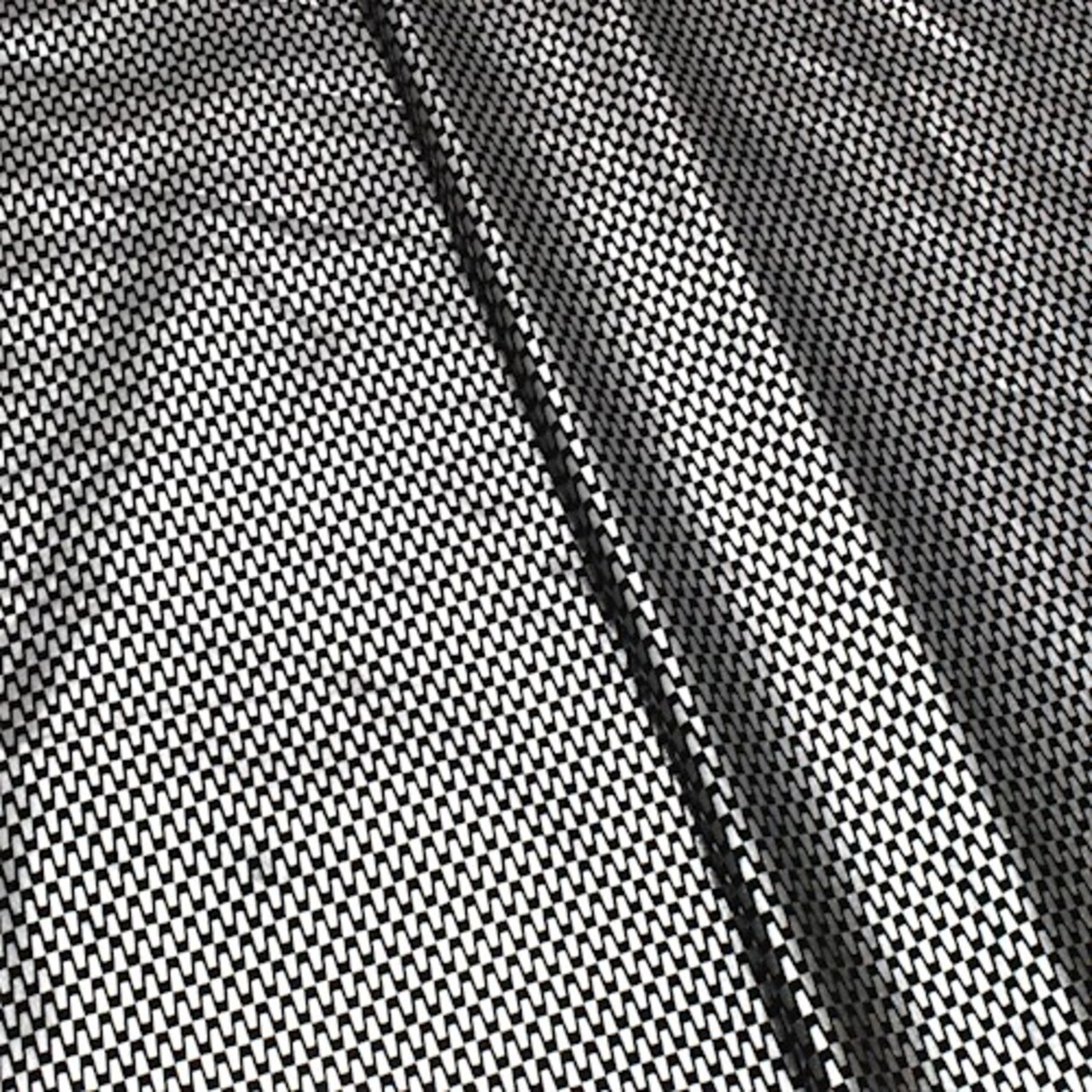 Silver Zip Hologram Foil Print Stretch Activewear Fabric By the Yard
